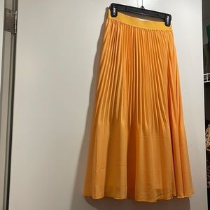 Yellow JCrew skirt
